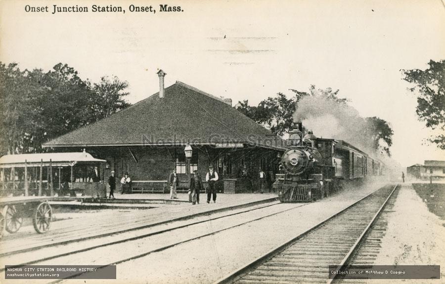 Postcard: Onset Junction Station, Onset, Massachusetts